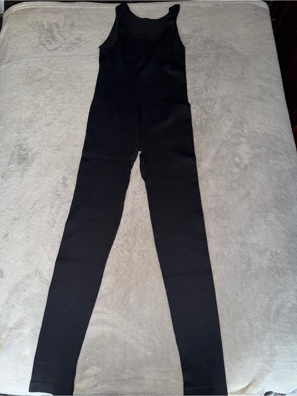 Black Full-Length Sleeveless Jumpsuit